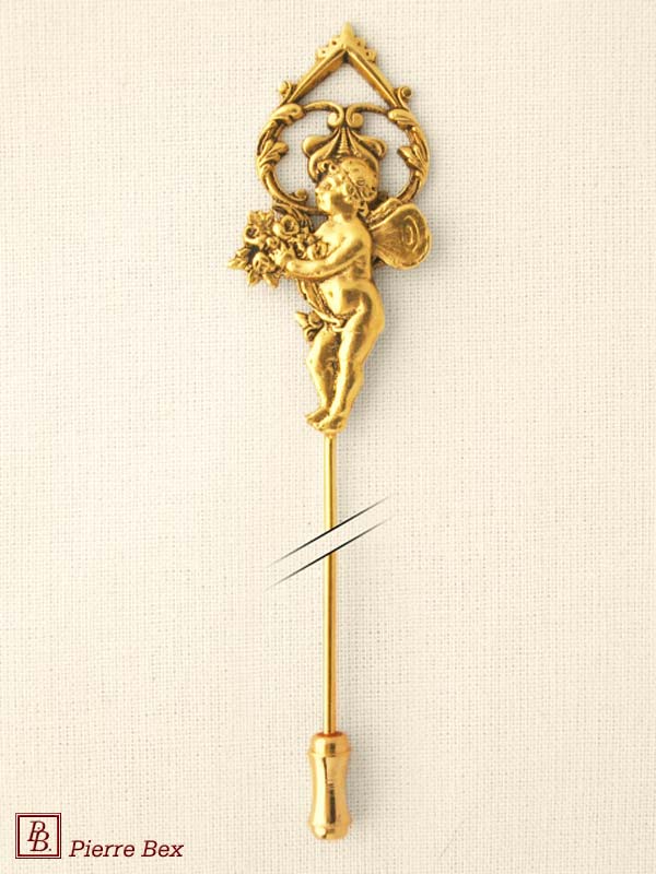 Pierre Bex Art-Nouveau hat pin cherub 44129-D3