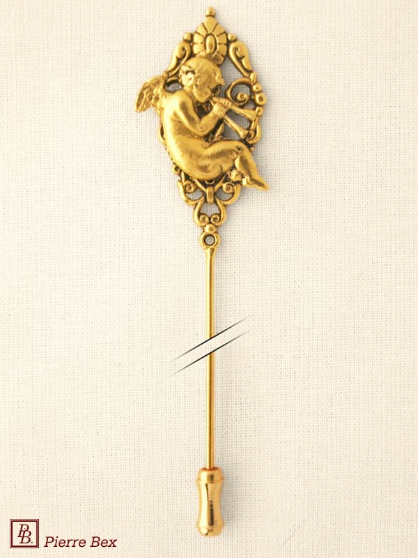 Pierre Bex Art-Nouveau hat pin cherub 44129-D6