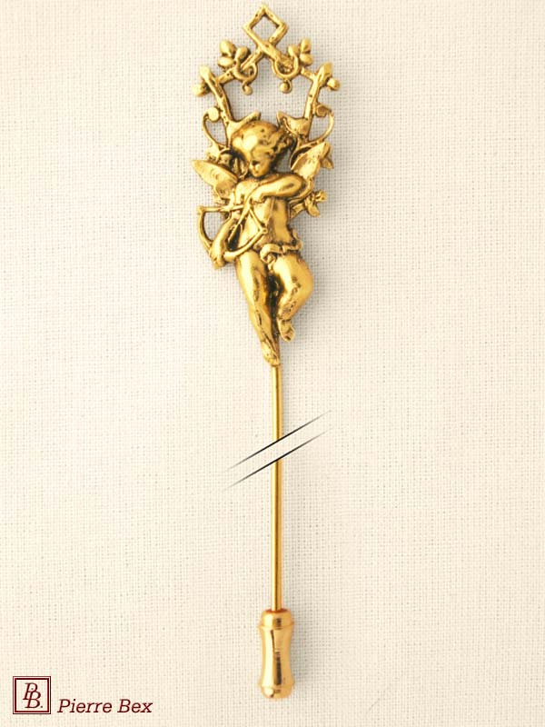 Pierre Bex Art-Nouveau hat pin cherub 44129-D8
