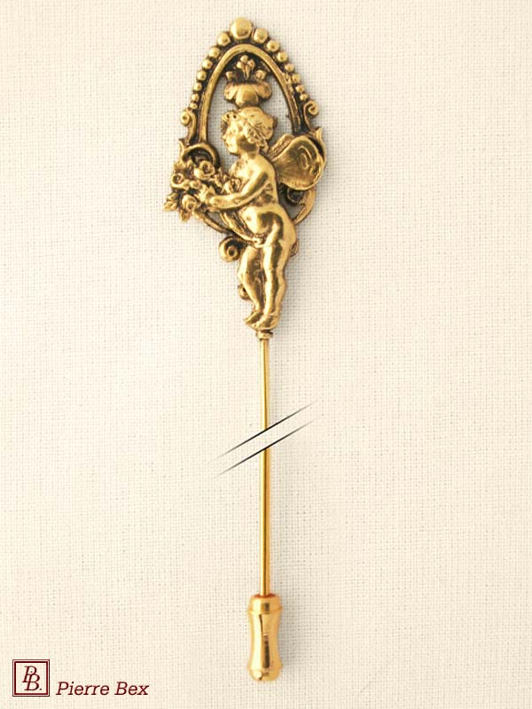Pierre Bex Art-Nouveau hat pin cherub 44129-D9
