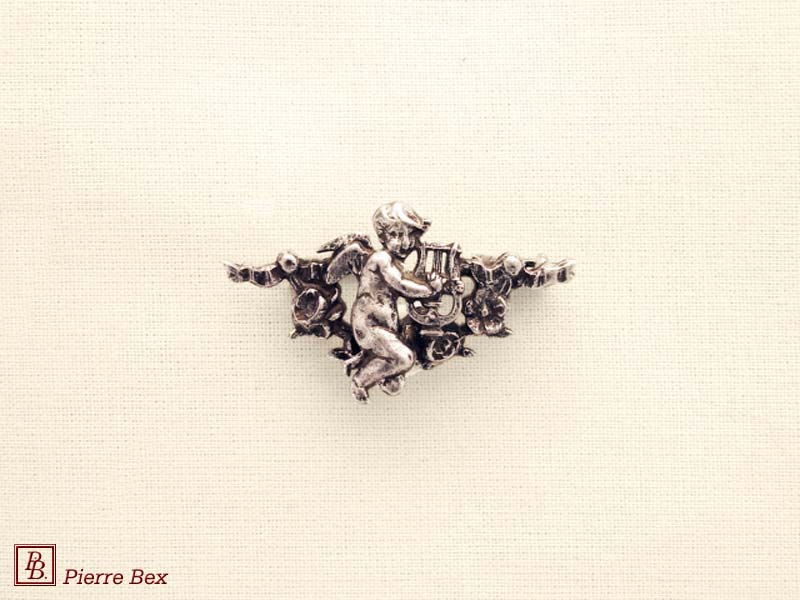 Pierre Bex Art-Nouveau brooch cherub 44146-02