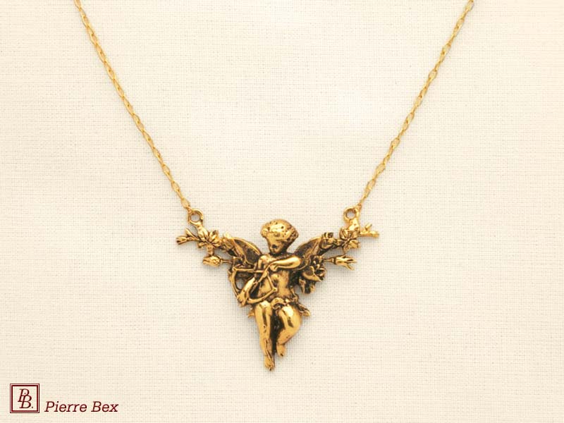 Pierre Bex Art-Nouveau necklace cherub 44154-D1