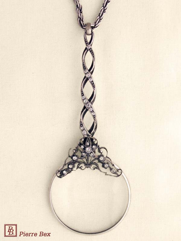 Pierre Bex Art-Deco magnifying glass necklace 45023-03