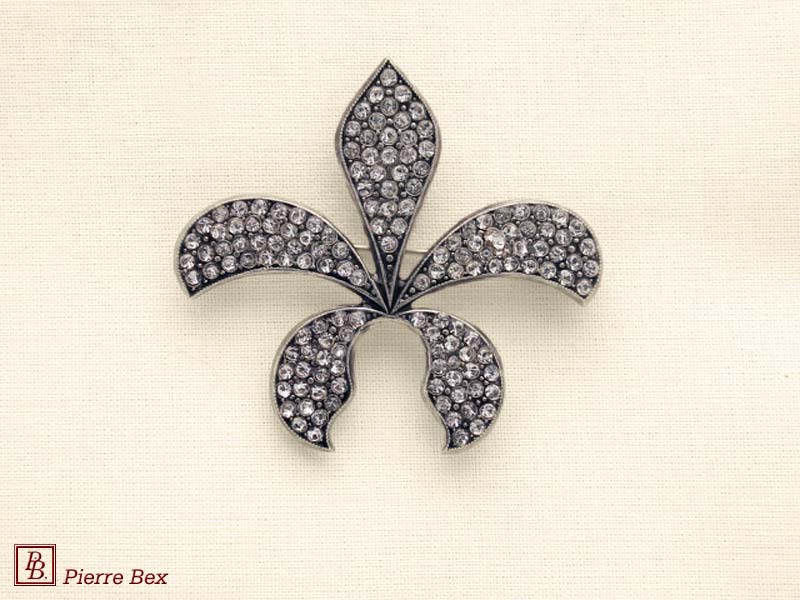Pierre Bex Art-Deco brooch flower 45336-51