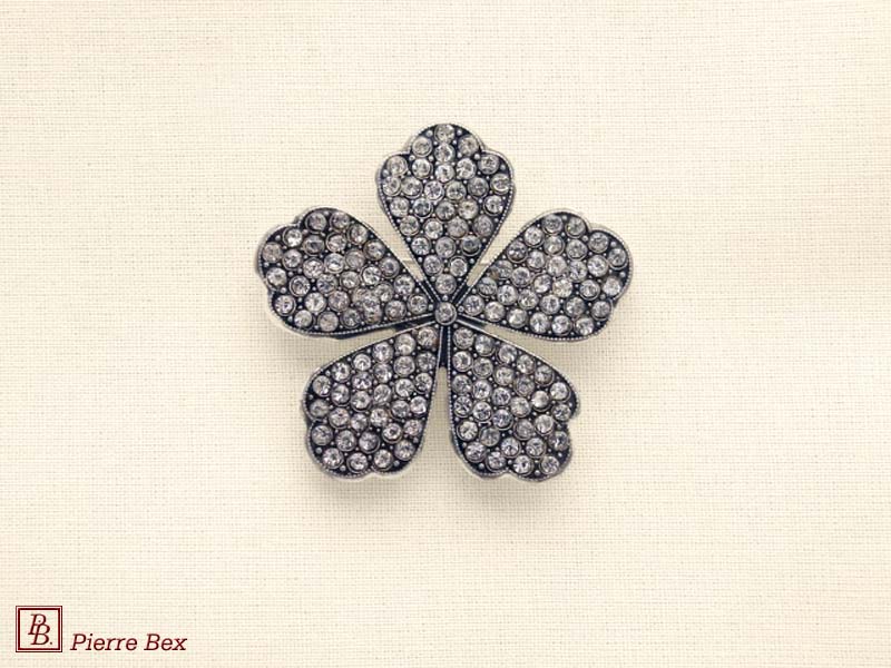 Pierre Bex Art-Deco brooch flower 45336-52