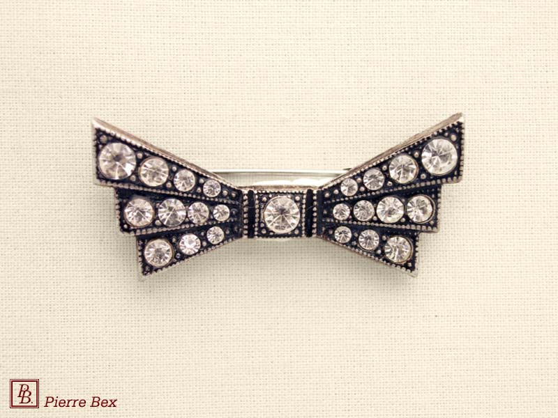 Pierre Bex Art-Deco brooch bow 45346-08
