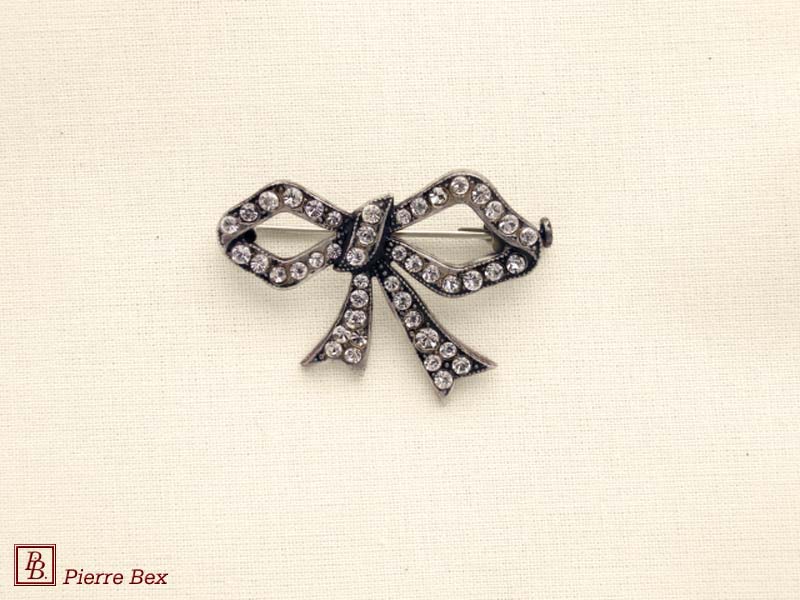 Pierre Bex Art-Deco brooch bow 45346-20