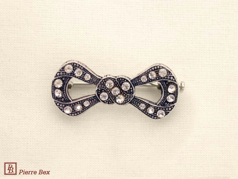 Pierre Bex Art-Deco brooch bow 45346-22