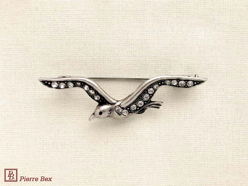 Pierre Bex Art-Deco brooch seamew 45356-01