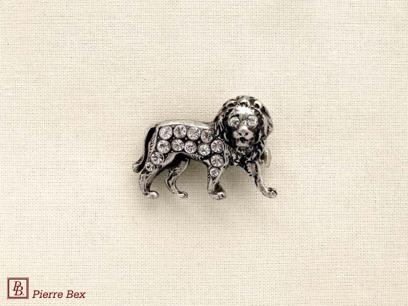 Pierre Bex Art-Deco brooch lion 45356-12