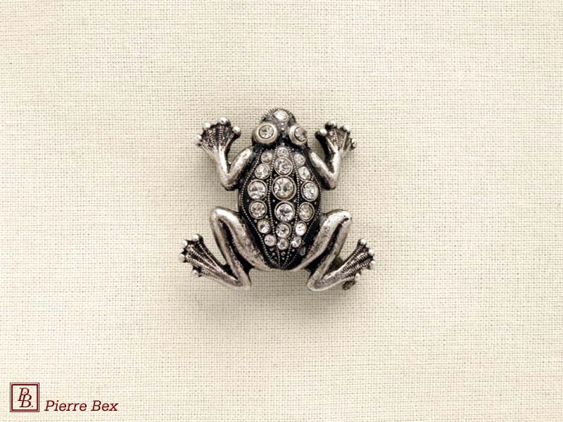 Pierre Bex Art-Deco brooch frog 45356-13