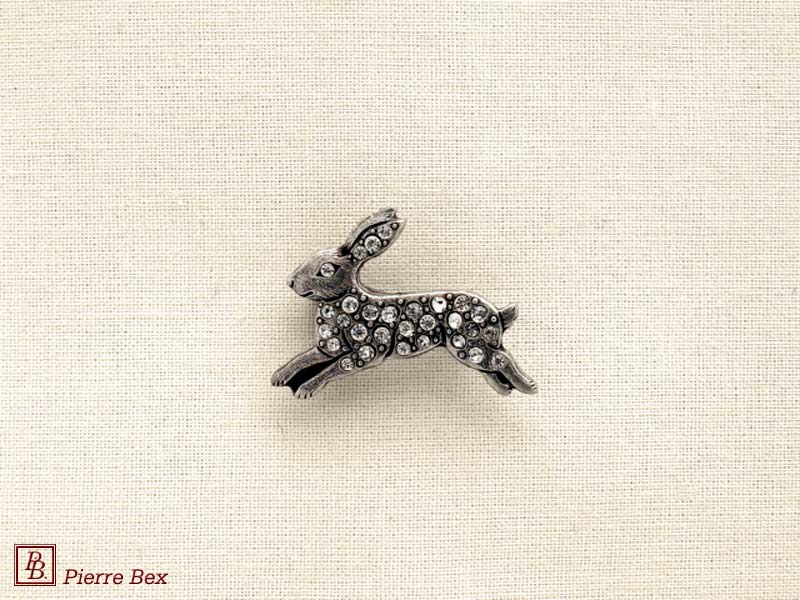 Pierre Bex Art-Deco brooch rabbit 45356-14