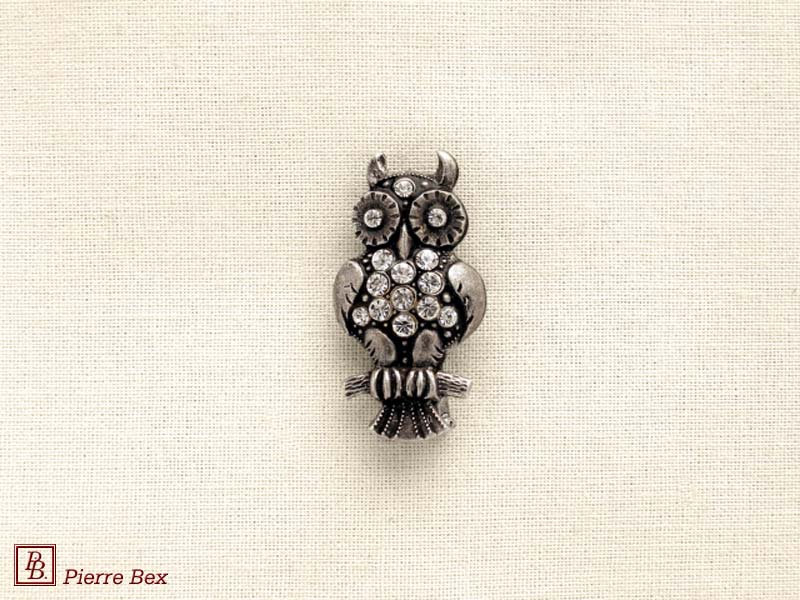 Pierre Bex Art-Deco brooch owl 45356-16