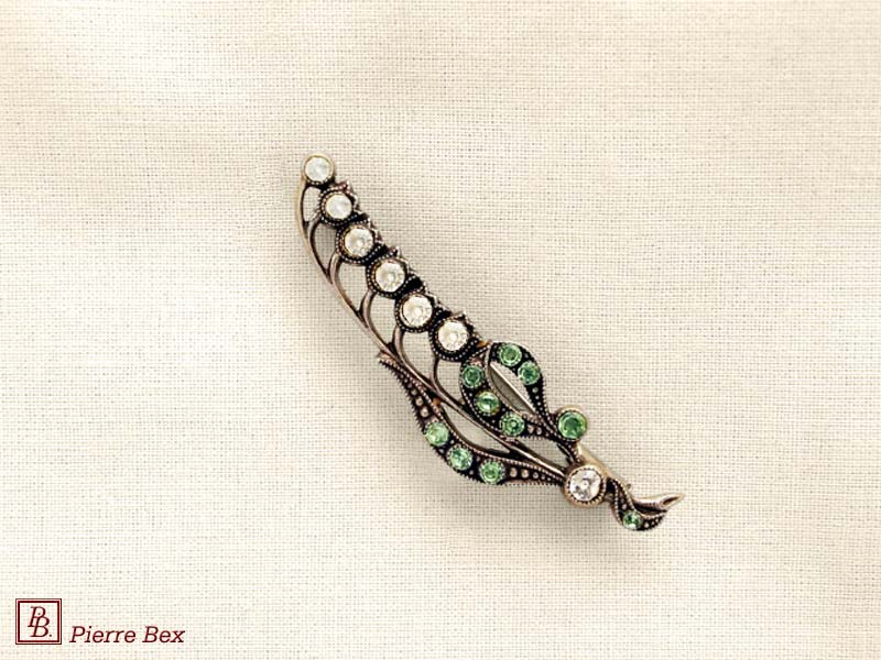 Pierre Bex Art-Deco brooch lily of the valley 45626-05