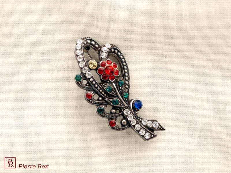 Pierre Bex Art-Deco brooch posy 45626-09