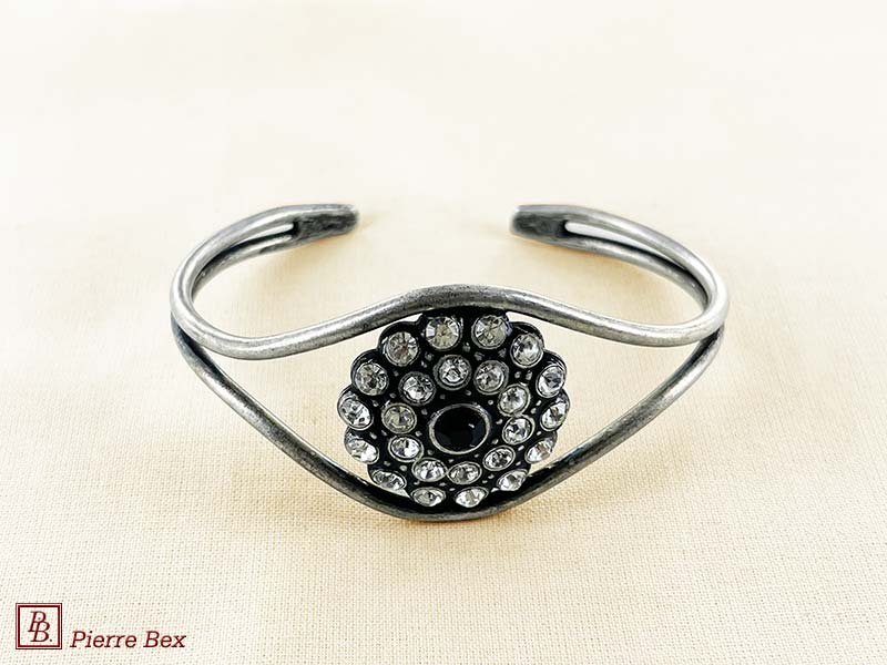 Pierre Bex Art-Deco bracelet with rhinestones 45772-03