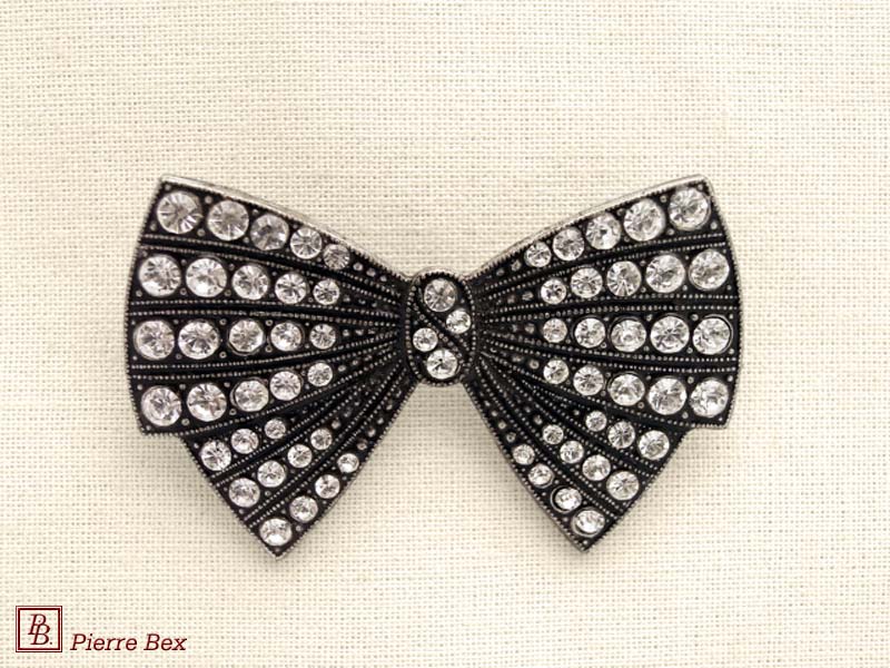 Pierre Bex Art-Deco large brooch bow 45836-01