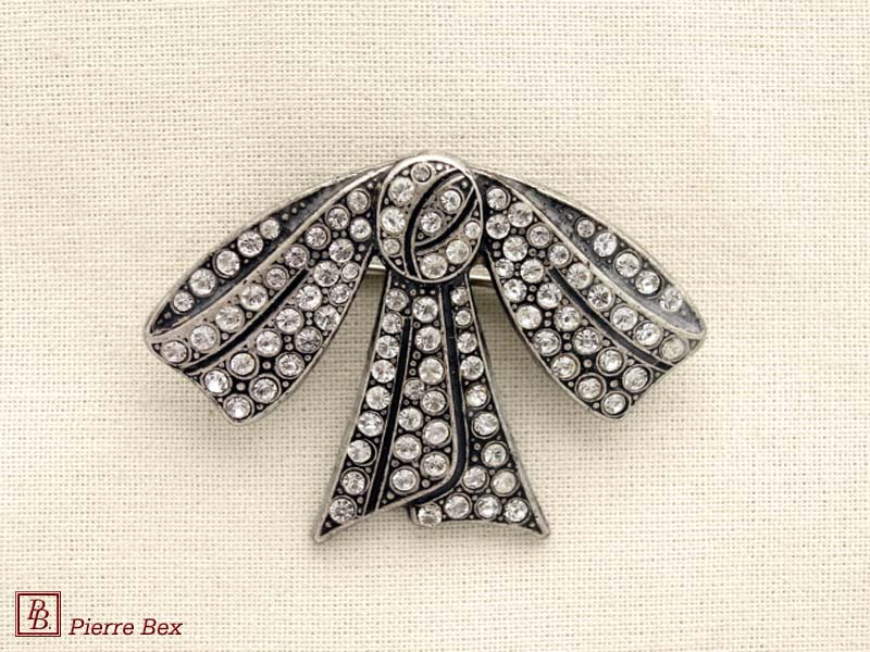 Pierre Bex Art-Deco large brooch bow 45836-02