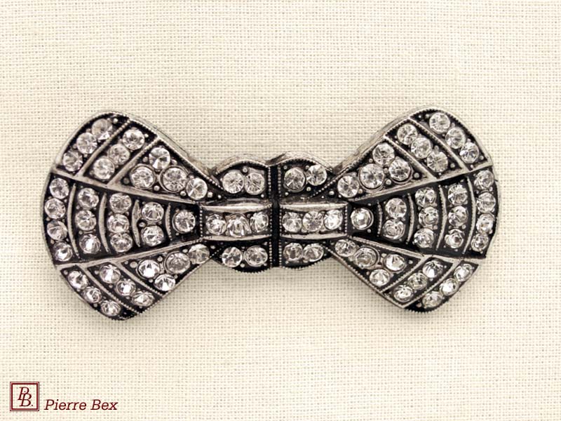 Pierre Bex Art-Deco large brooch bow 45836-06