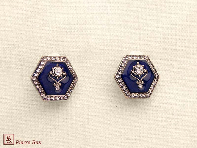 Pierre Bex Art-Deco earclips 46655-02