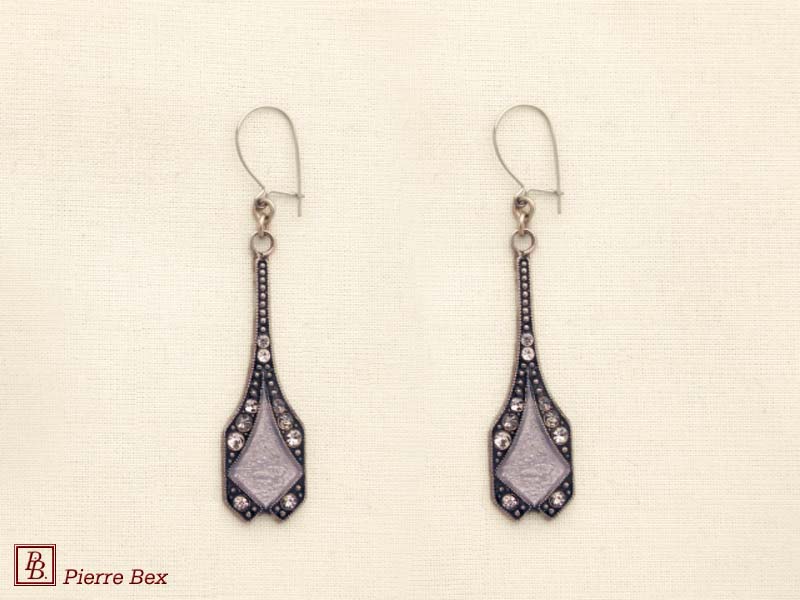 Pierre Bex Art-Deco earrings 49155-02