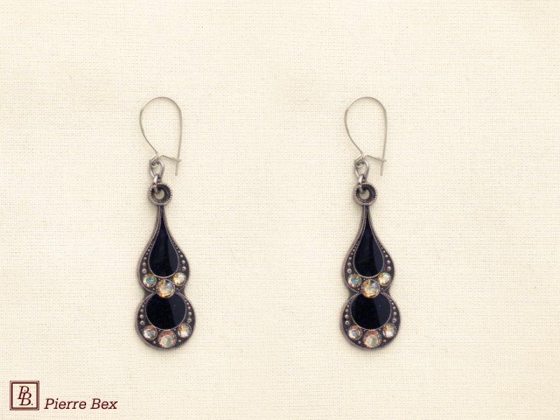 Pierre Bex Art-Deco earrings 49155-03