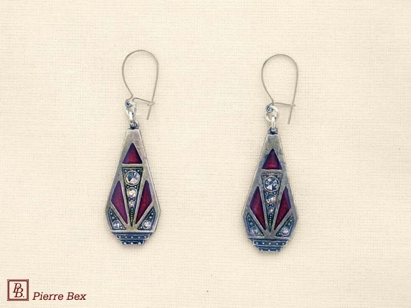 Pierre Bex Art-Deco earrings 49155-08
