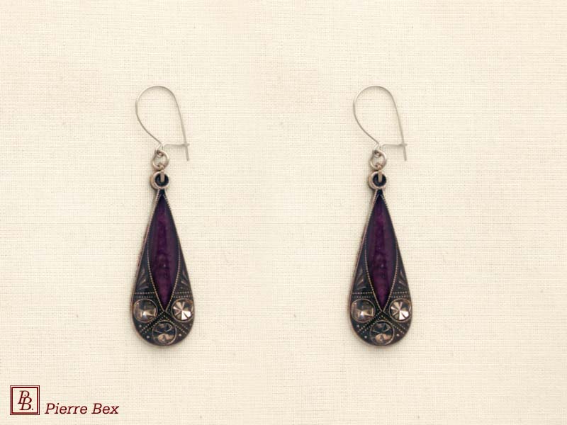 Pierre Bex Art-Deco earrings 49155-16