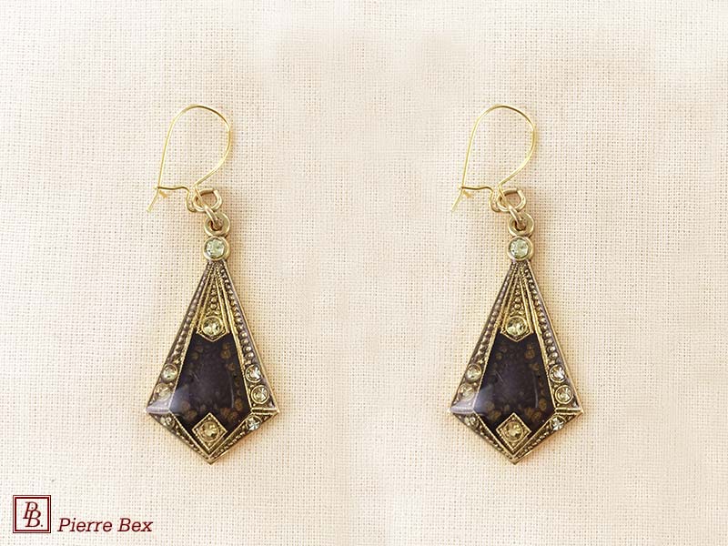 Pierre Bex Art-Deco earrings 49155-17